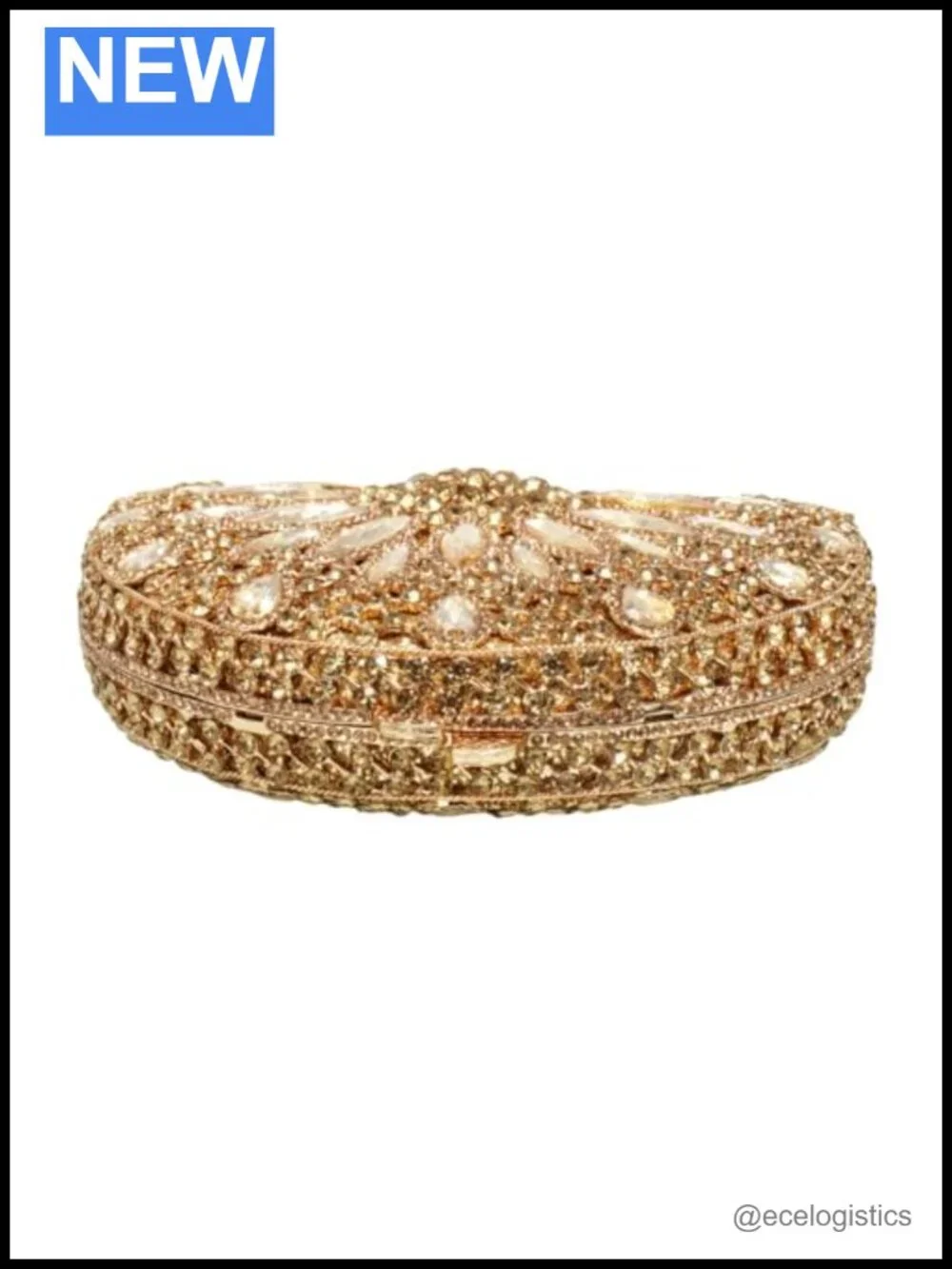 Rhinestone Evening Bag Clutch with Chain for Wedding Prom Party